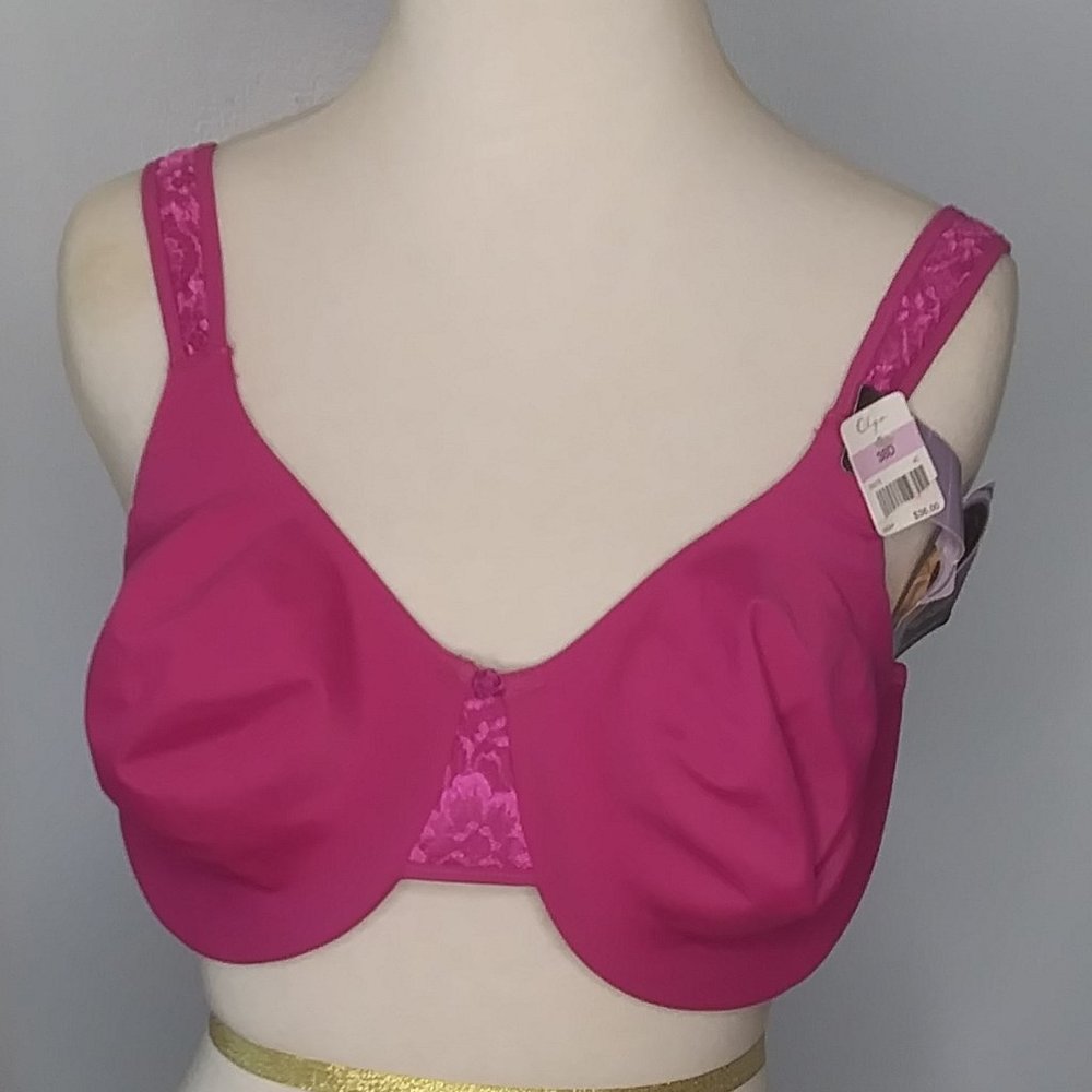 NWT Olga  Bra 38D suddenly smooth side shaping